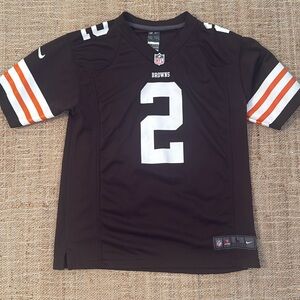 Nike NFL Jersey Cleveland Browns #2 Manziel Jersey Youth Large